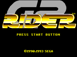 GP Rider Title Screen